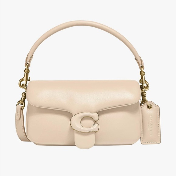 Coach Pillow Tabby 18 Ivory - Picture 1 of 7